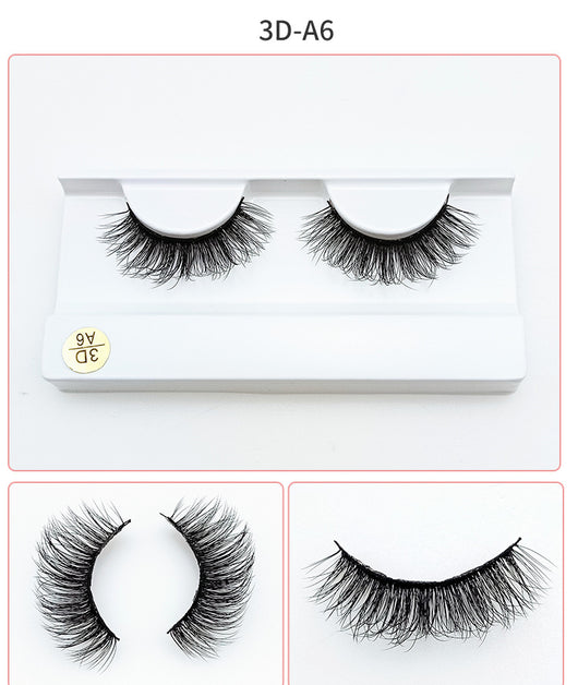 Pestañas Postizas Naturales Voluminosas de Tres Capas - Pack de 1 Par - Image 10