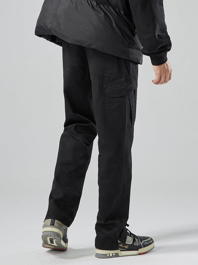 Pantalones Casuales de Corte Recto Versátiles para Hombre - Image 3