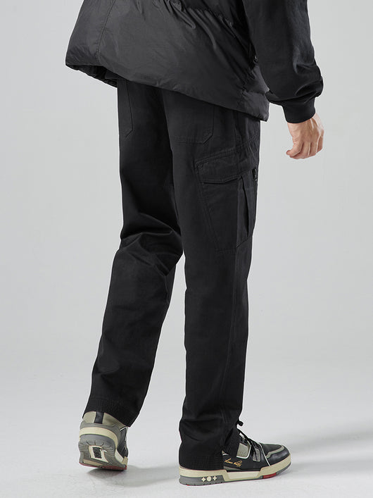 Pantalones Casuales de Corte Recto Versátiles para Hombre - Image 3