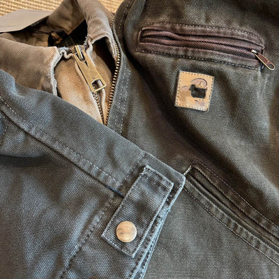 Chaqueta de Cuero con Cierre Tooling Corta y Ancha para Hombre - Image 23