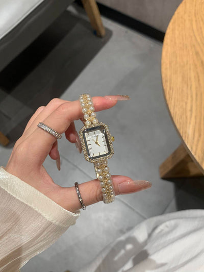 Reloj Pulsera de Perlas para Mujer - Elegancia Atemporal - Image 22