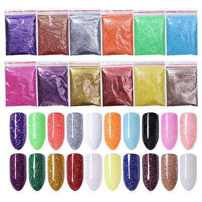 Polvo de Uñas Aurora Sirena con Brillo Espejo - Image 25