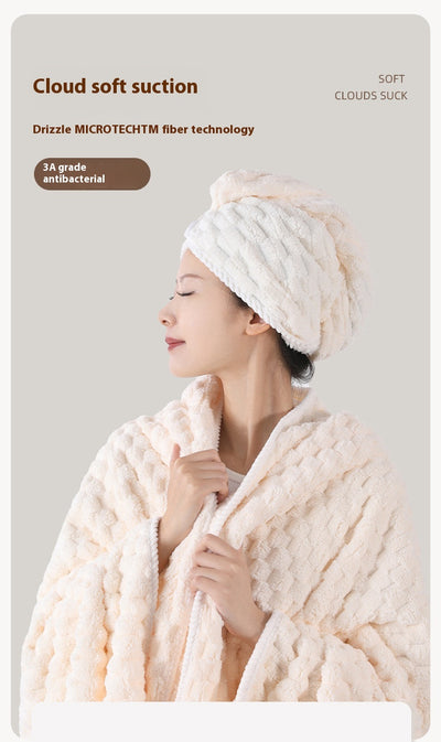 Toalla de Baño Gruesa Absorbente Coral Talla Grande - Fibra de Felpa Clase A sin Desprendimiento - Image 17