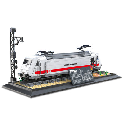 Tren a Vapor Modelo Estático - Puzzle de Bloques de Construcción - Image 5