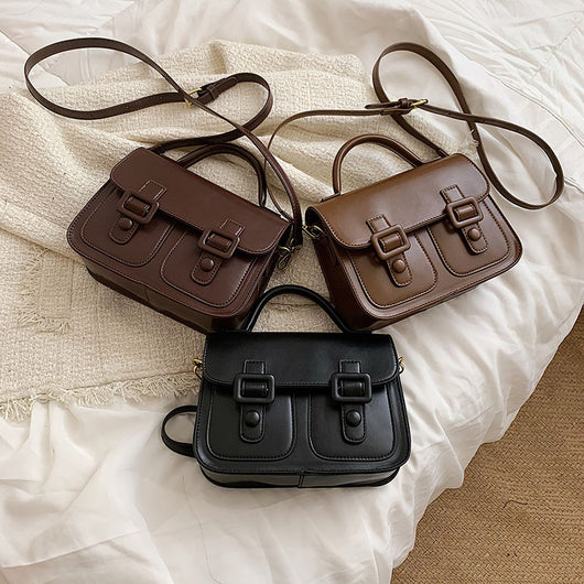Bolso Mensajero Estilo Británico para Mujer con Correa Ajustable - Image 5