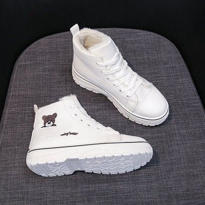 Botas Martin de Moda para Mujer con Tacón Medio y Lona Reforzada - Image 5