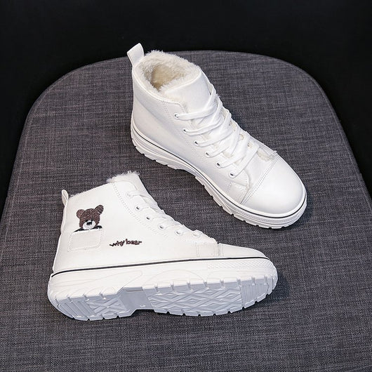 Botas Martin de Moda para Mujer con Tacón Medio y Lona Reforzada - Image 5