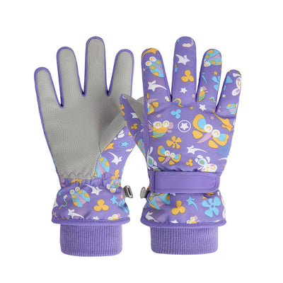 Guantes de Esquí Infantiles con Forro Polar Grueso para Calidez - Image 2