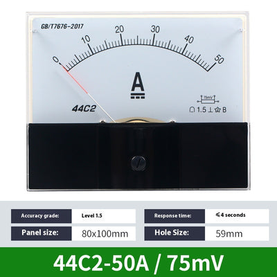 Amperímetro DC Analógico 44C2 - Medidor de Corriente de Precisión - Image 26