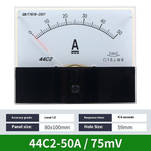 Amperímetro DC Analógico 44C2 - Medidor de Corriente de Precisión - Image 26