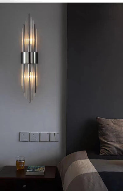 Lámpara de Cristal para Pared de TV - Iluminación Elegante para Sala de Estar - Image 18