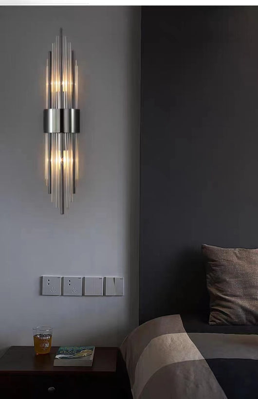 Lámpara de Cristal para Pared de TV - Iluminación Elegante para Sala de Estar - Image 18