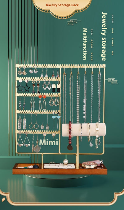 Organizador de Joyas Metálico - Soportes para Aretes, Collares y Anillos - Image 13