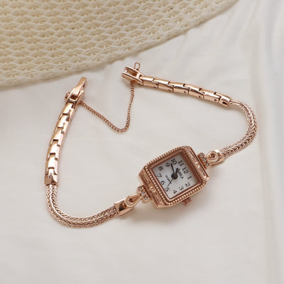 Reloj de Pulsera Cuadrado Retro Elegante con Banda Fina - Image 9