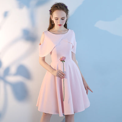 Vestido Corto para Damas de Honor en Rosa - Image 7