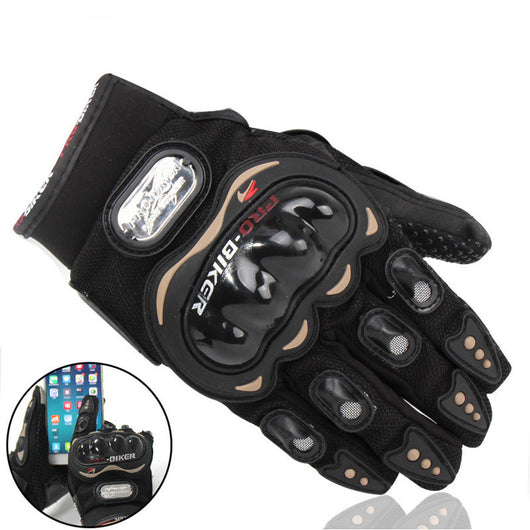 Guantes de Motocicleta Táctiles con Protección Total y Aislamiento Térmico - Image 8