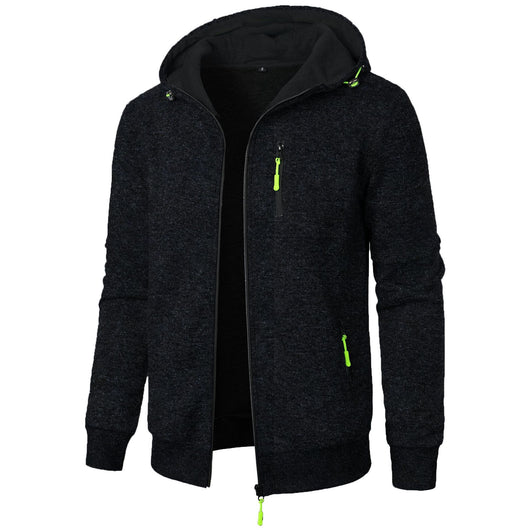 Cardigan Deportivo con Capucha Jacquard para Hombre - Image 12
