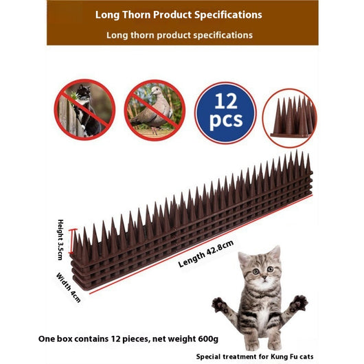 Protector Anti-gatos y Palomas para Cercas, Balcones y Techos con Púas de Seguridad - Image 3