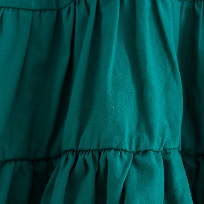 Vestido Infantil Sin Mangas Cuello Redondo - Colores Sólidos Verano - Image 12