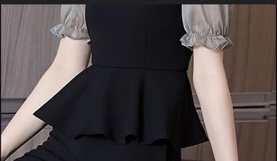 Conjunto de Dos Piezas Elegante en Chifón - Camisa y Pantalón Casual - Image 7