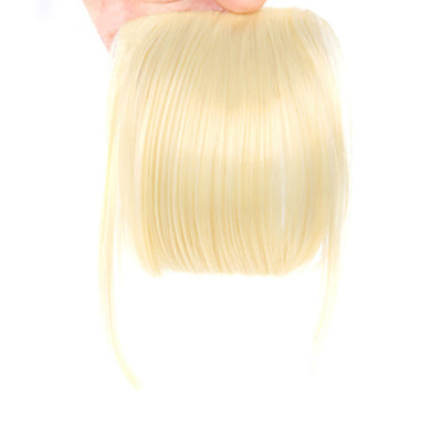 Peluca Sintética con Flequillo Lateral y Clips - Estilo Europeo Americano - Image 11