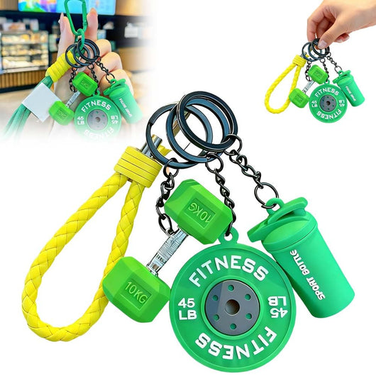 Set de 4 Mini Equipos de Gimnasia en Llavero - Image 3