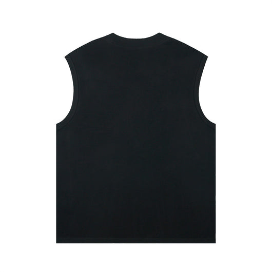 Camiseta sin Mangas con Estampado de Letras en Inglés para Hombre - Image 12