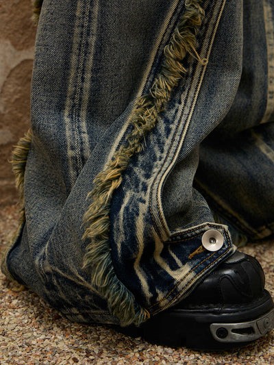 Jeans con Corte Fluido y Detalles Raw Edge - Image 9