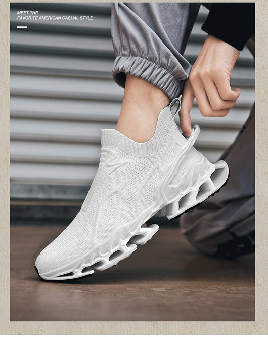 Zapatilla Deportiva Transpirable Talla Grande con Absorción de Impacto para Hombre - Image 14