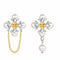 925 Sterling Plateado Grande Pearl Earrings Women's Retro 925 Plateado 925 Plateado