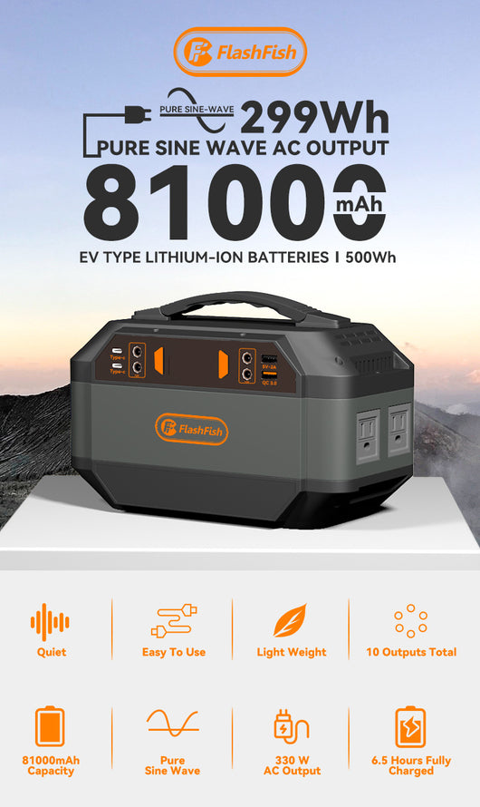 Estación de Energía Portátil 330W - Batería Solar para Camping y Emergencias - Image 11