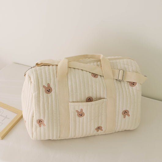 Bolsa Mensajero Momia Bordada Capacidad Grande Viajes Cortos Ligera - Image 8