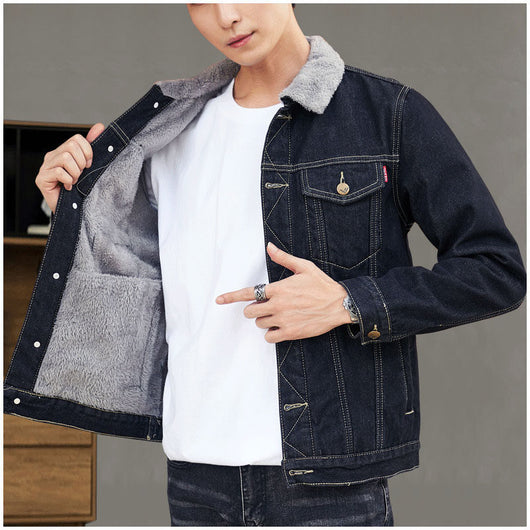 Chaqueta Denim Coreana Slim Fit para Estudiantes - Image 7