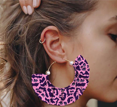 Aretes Artesanales Estampados de Diseño Exagerado - Image 15