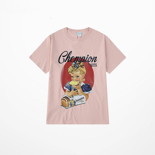 Playera Suelta Estampada para Parejas - Diseño Trendy Versátil - Image 7