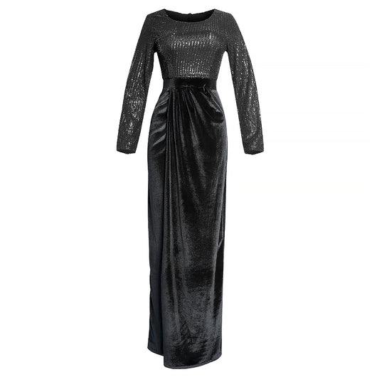 Vestido de Noche Africano con Lentejuelas para Banquetes - Image 27