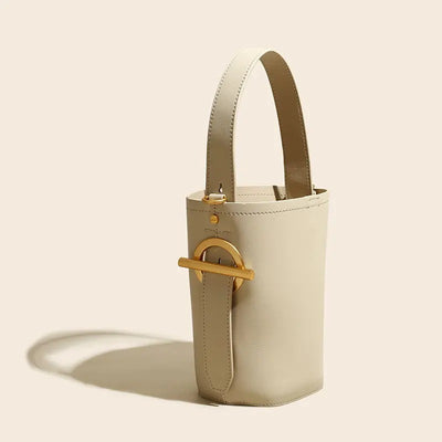 Bolso Bandolera de Cuero Genuino con Asa Simple para Mujer - Image 2
