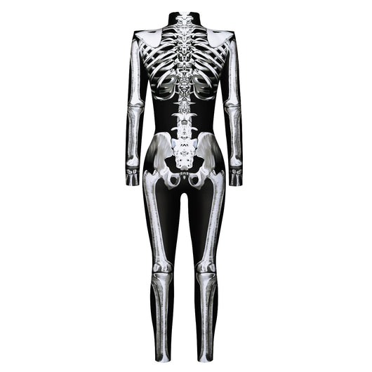 Mono Esqueleto 3D con Impresión Digital - Disfraz Halloween - Image 8