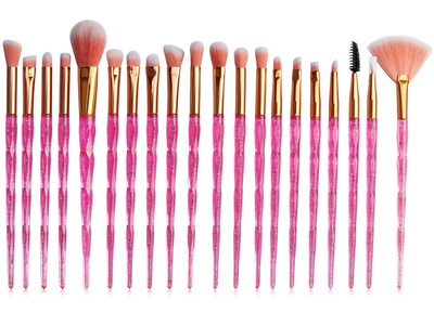 Set de 20 Brochas de Maquillaje Diamante Premium - Image 13
