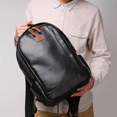 Mochila de Viaje Premium en Cuero Genuino Top Grain para Hombre - Image 8