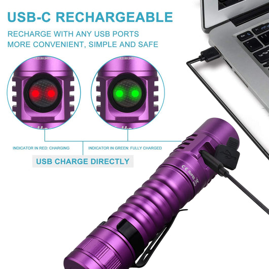 Linterna LED Recargable por USB-C con Luz Ultra Potente - Image 7