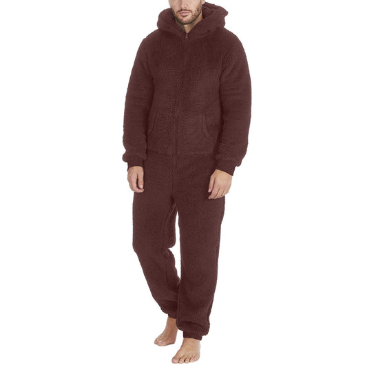 Pijama Térmico Tipo Jumpsuit con Cierre para Hombre - Image 9