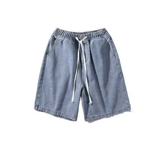 Shorts Vaquero Holgado de Corte Recto para Hombre - Image 13