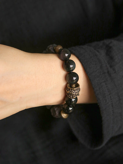 Mano Decorativa de Ébano y Obsidiana - Image 14