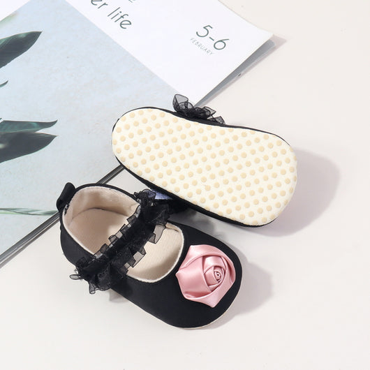 Zapatos Occidentales para Niña con Suela Suave y Detalles de Seda Imitada - Image 21