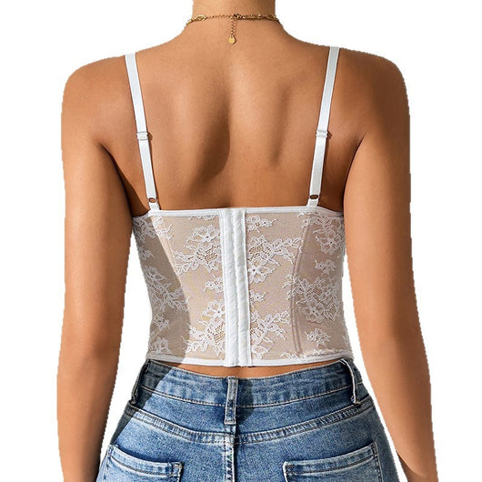 Top Corset con Tirantes Finos y Varillas - Diseño Estructurado - Image 5