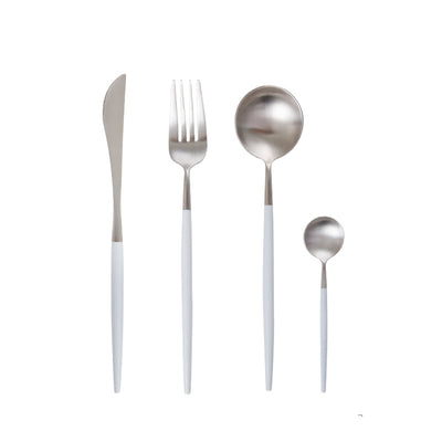 Cubiertos de Plata OUDING - Cuchara de Acero Inoxidable 304 para Mesa Occidental - Image 20