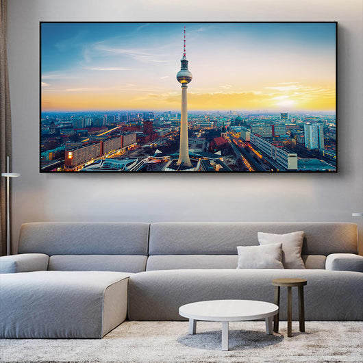Cuadro Lienzo Panorámico de Berlín - Arte Urbano Moderno - Image 3