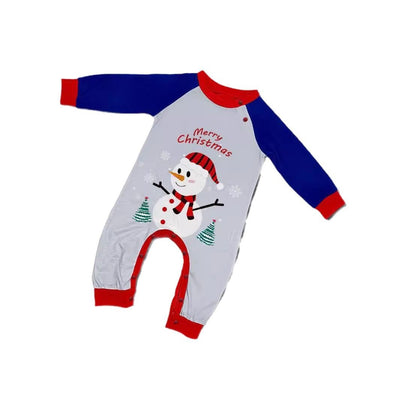 Pijamas Navideños Familiares a Juego con Diseño de Muñeco de Nieve - Image 5