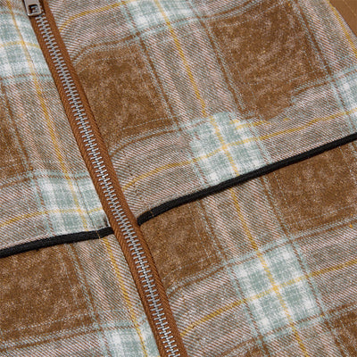 Camisa de Cuadros Bicolor Manga Corta para Hombre - Image 8